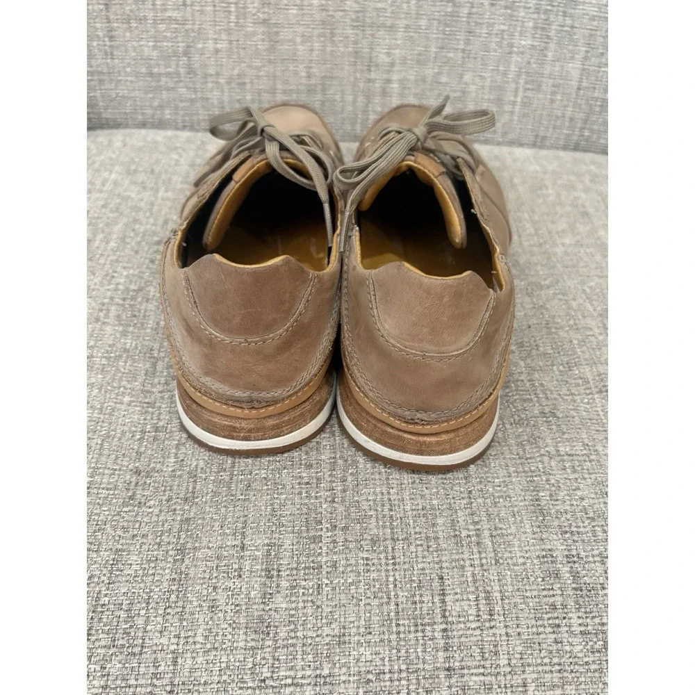 Olukai Men's Leather Sneakers Brown Sz 9